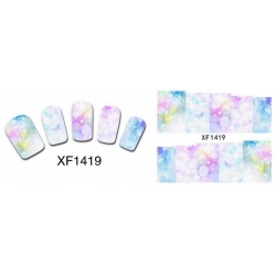 Ваденки за Нокти с Цветя XF1419-CH44-STZ127
